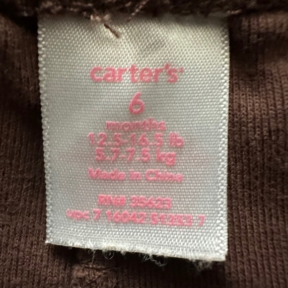 Bundle Of 2 Baby Girl Sets : Carter's Christmas 2 peace Set; Pink & Brown 3p Set - Picture 13 of 15